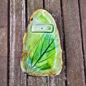 Ceramiczna podstawka pod kadzidło z podpórką