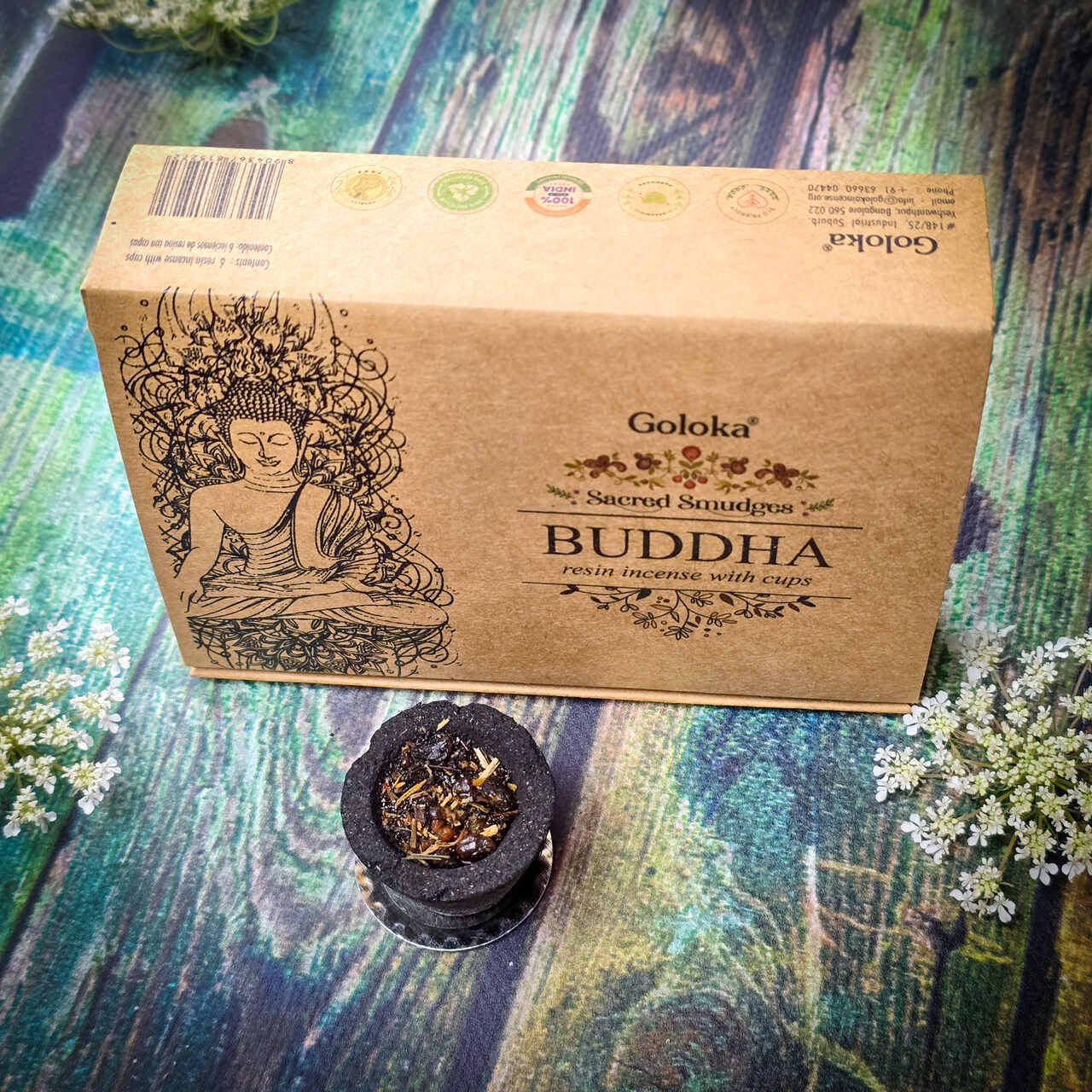 Kubeczki żywiczne Budda Wewnętrzne Oświecenie - obrazek 4