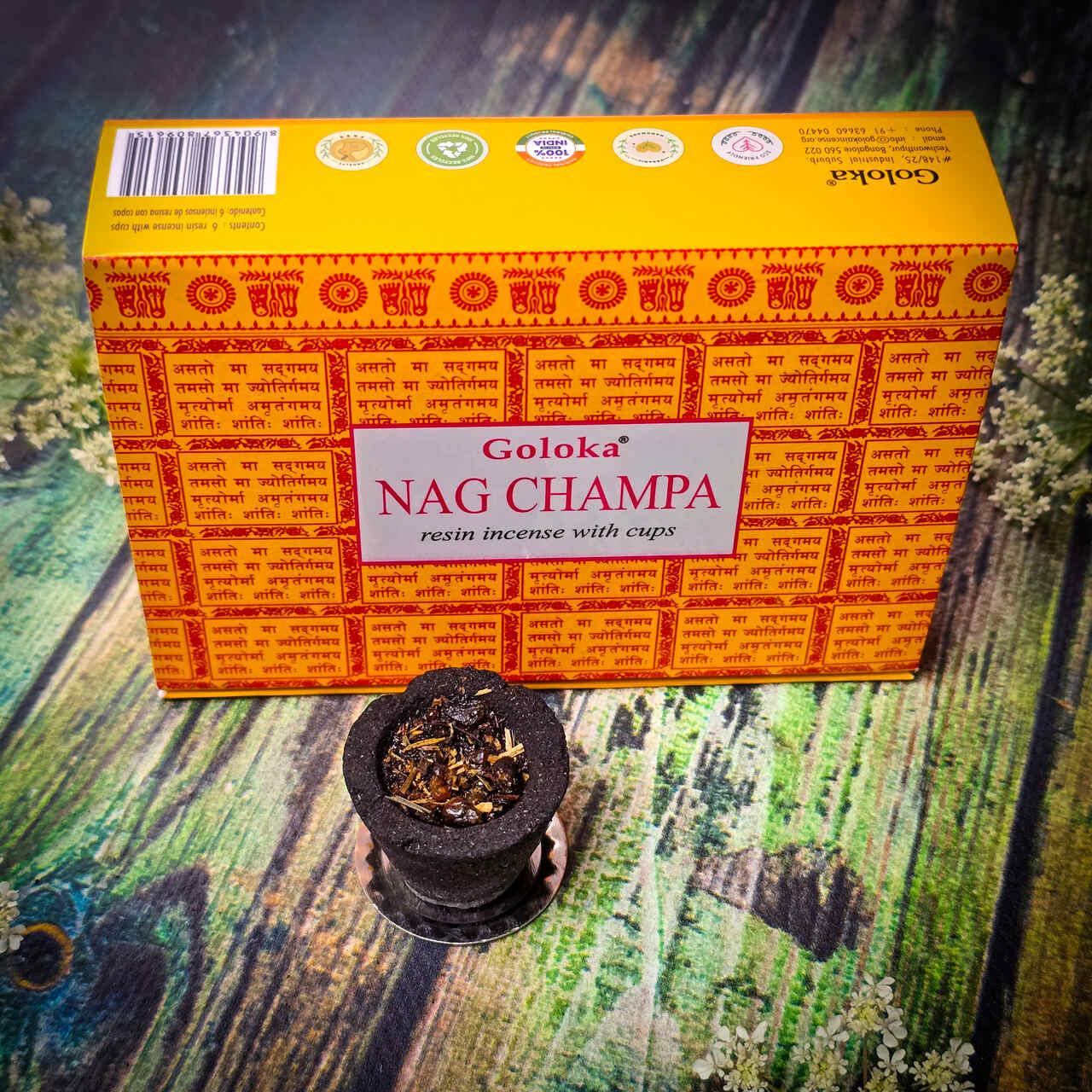 Kubeczki żywiczne Nag Champa - obrazek 6