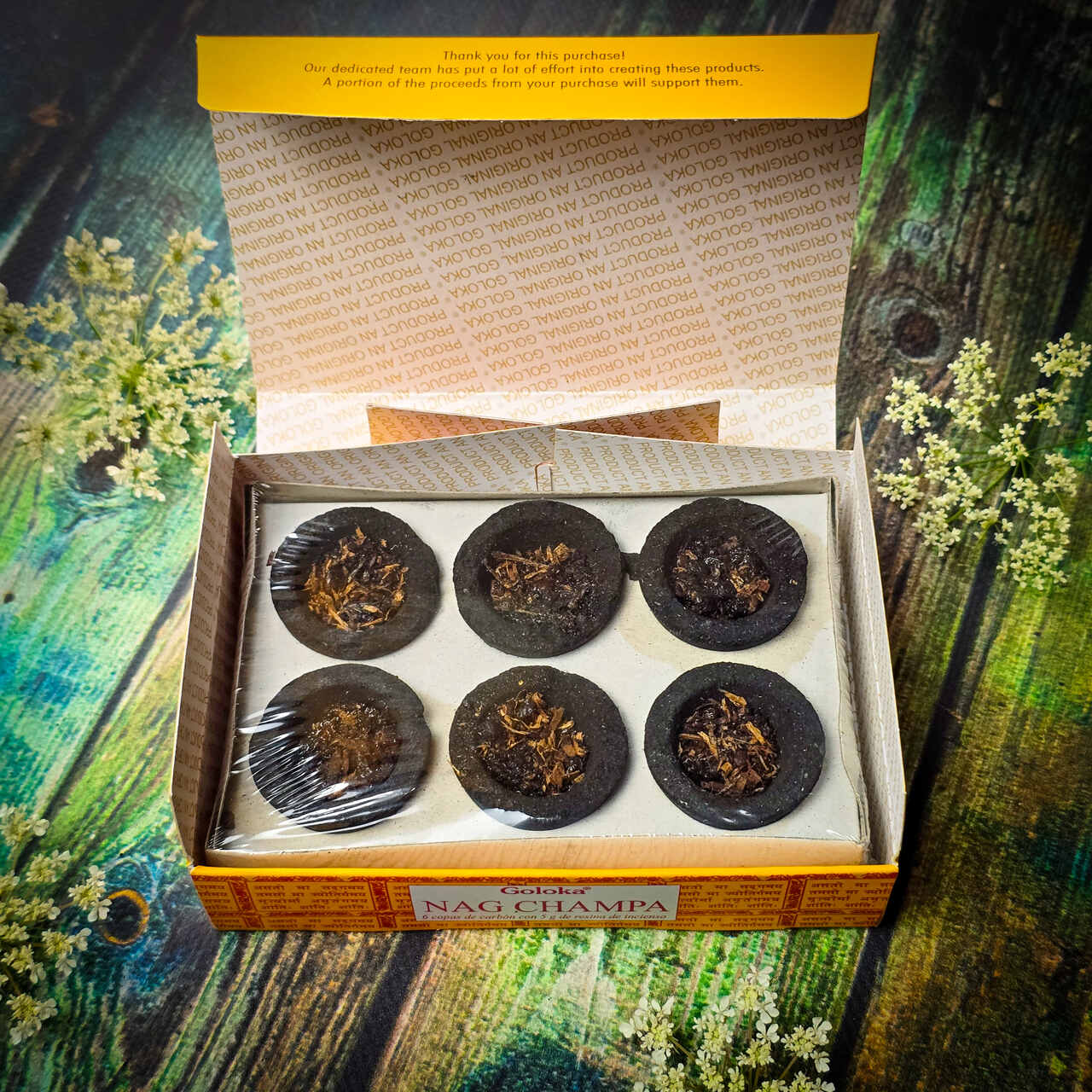 Kubeczki żywiczne Nag Champa - obrazek 7
