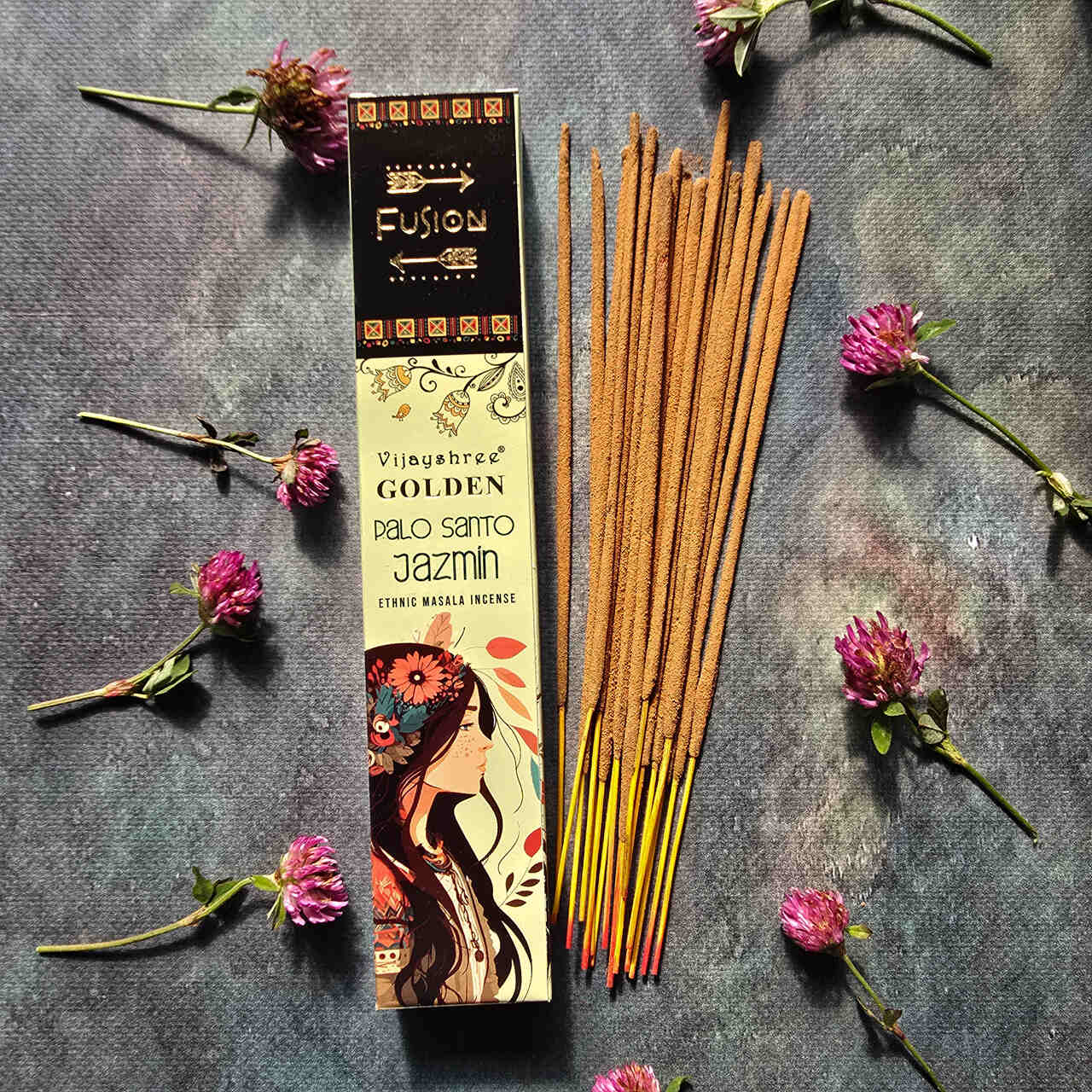 Kadzidełka Golden Fusion Palo Santo i Jaśmin