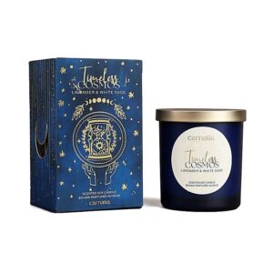 Świeca Sojowa Carnatia Starry Spell w szkle Lawenda i Biała Szałwia
