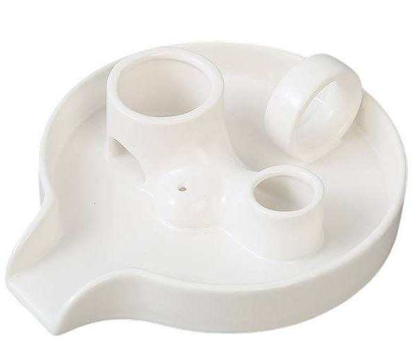 Ceramiczna podstawka do wszystkich kadzideł biała